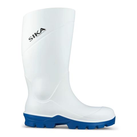 SIKA 902602 White PU Safety PU-støvle. Let og komfortabel