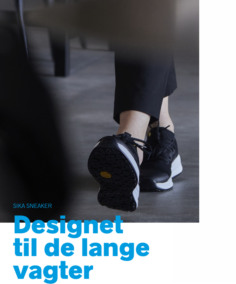 siv Ny ankomst rendering Sika Sneaker / Gode arbejdssko - 100% designet til kokke og tjenere